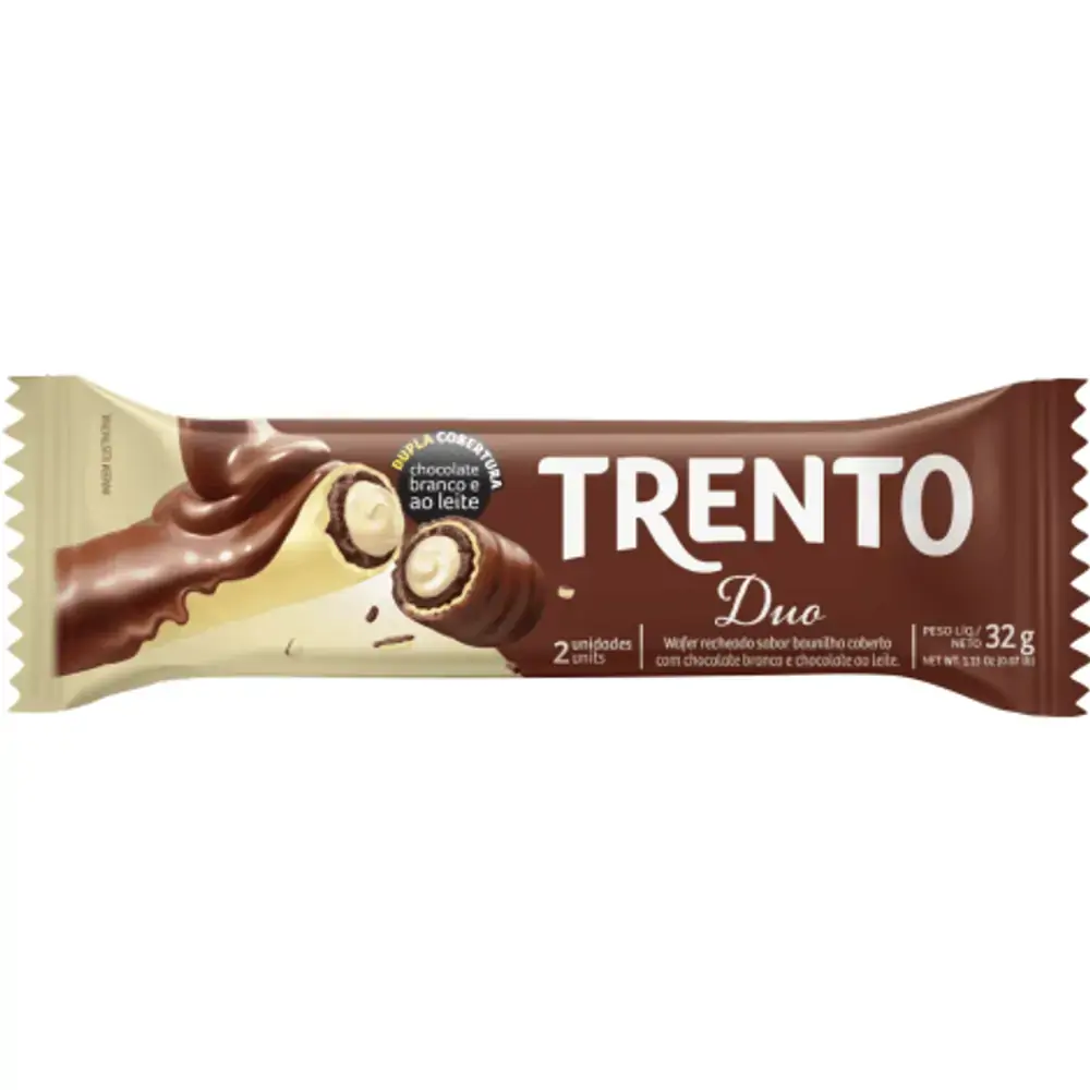 Wafer Duo Trento Pacote 32g