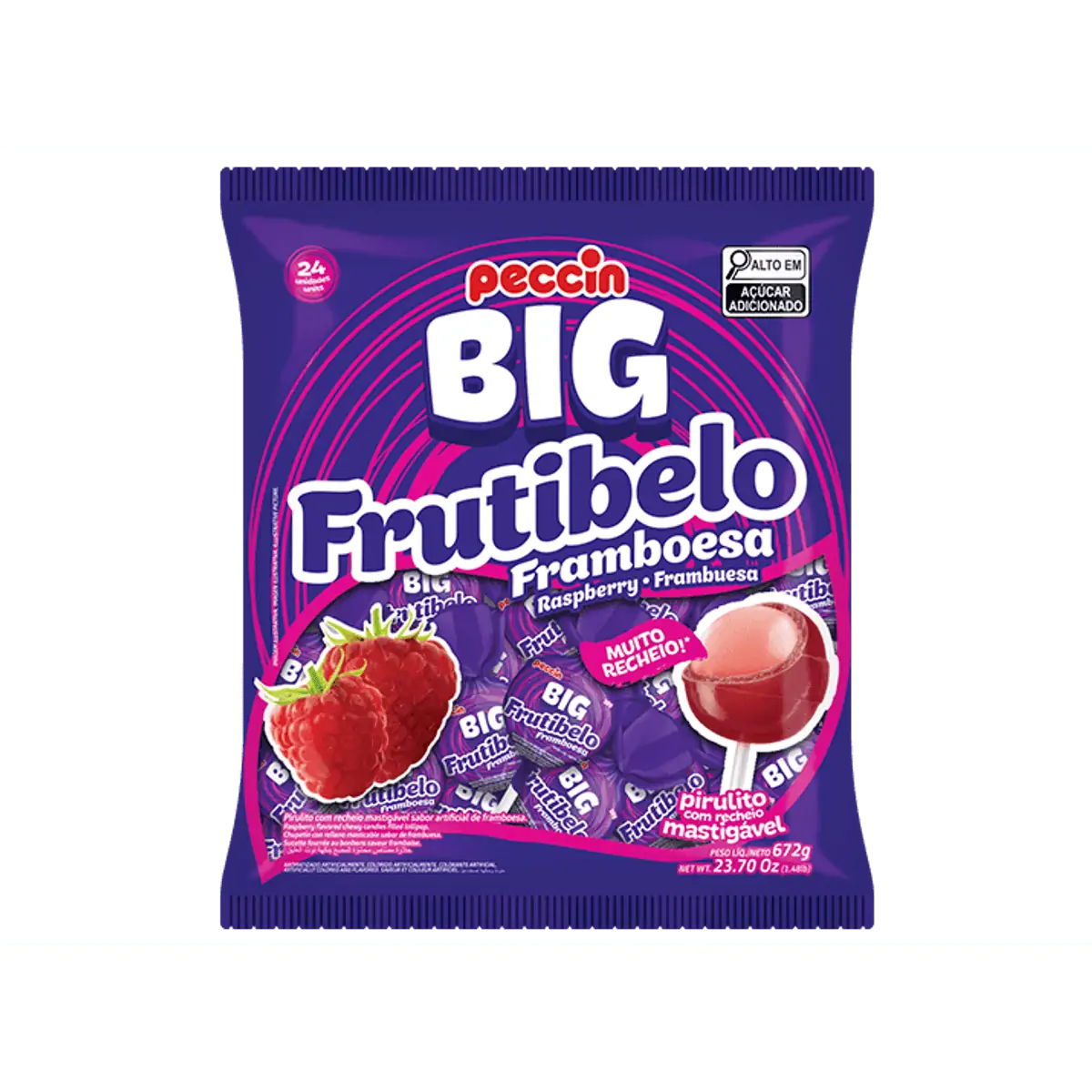 Pirulito Big Frutibelo 672g