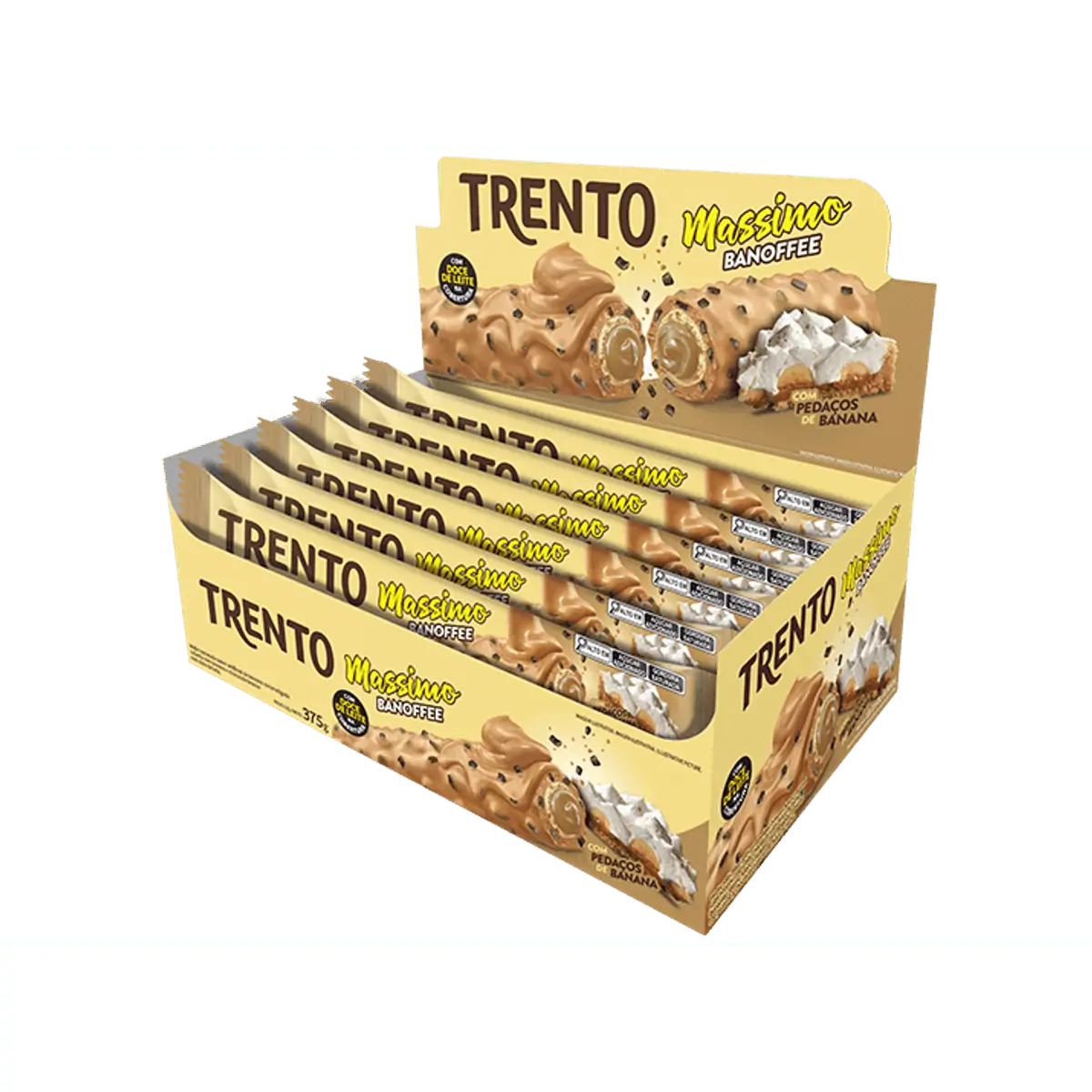 Wafer Banoffee Trento Massimo Pacote 25g