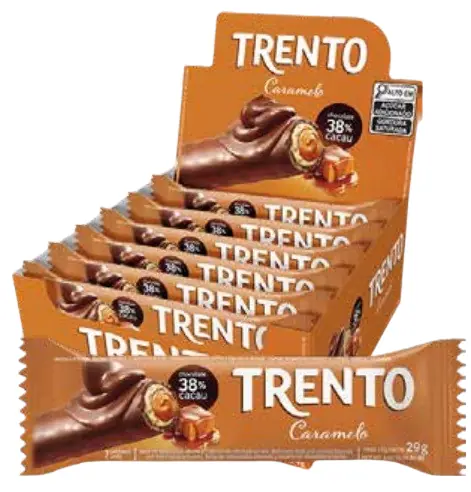 Wafer Caramelo Trento Pacote 29g