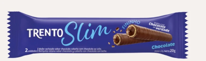 Wafer Trento Slim Chocolate 20g 90282 Peccin