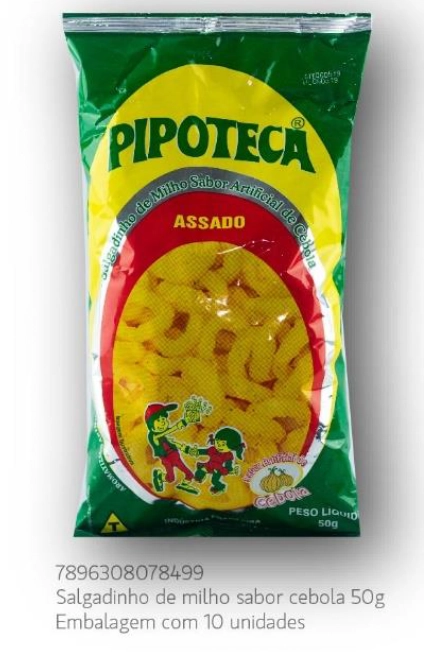 Salgadinho Cebola Metal 50g 20 Pipoteca