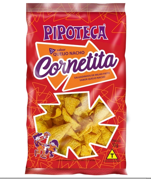 Salgadinho Milho Cornetita 50g 256 Pipoteca