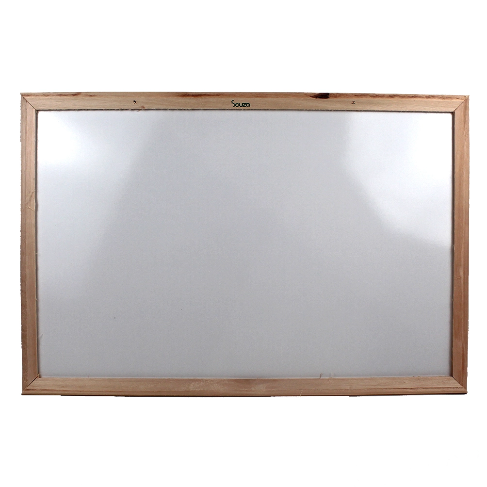 Quadro Branco Standard Moldura De Madeira Luxo 60 X 40