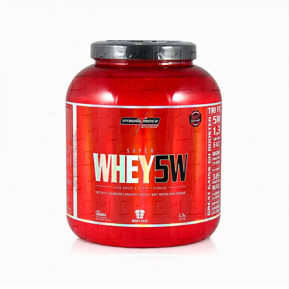 Bs Superwhey 5w Morango 2,3kg V2 Integralmedica
