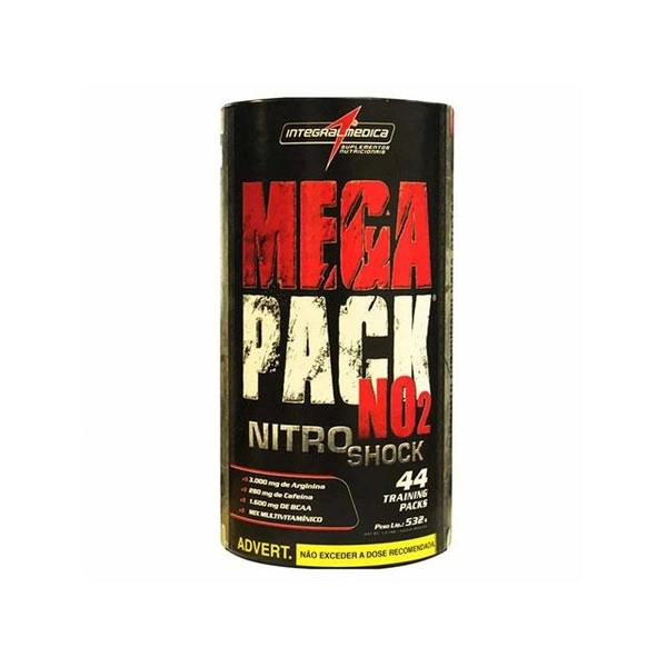 Esportivo Integralmédica Mega Pack Nitro Shock Darkness Pote 44 Packs