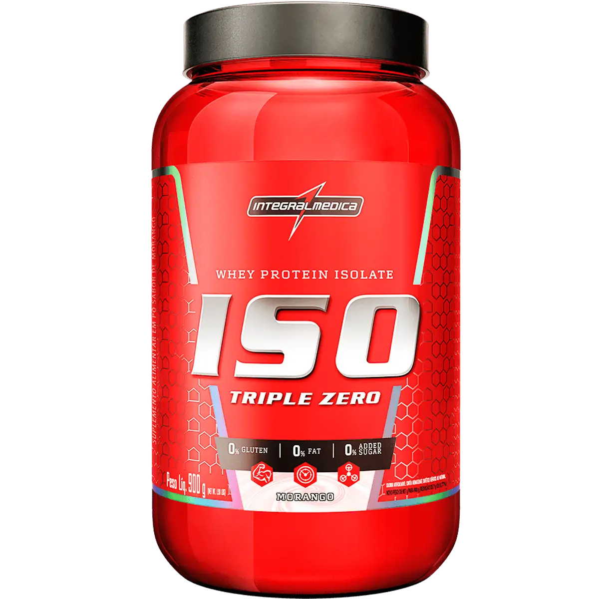 Iso Triple Zero 907gr - Integralmédica - Morango