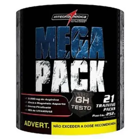Esportivo Integralmédica Mega Pack Gh Testo Pote 21 Packs