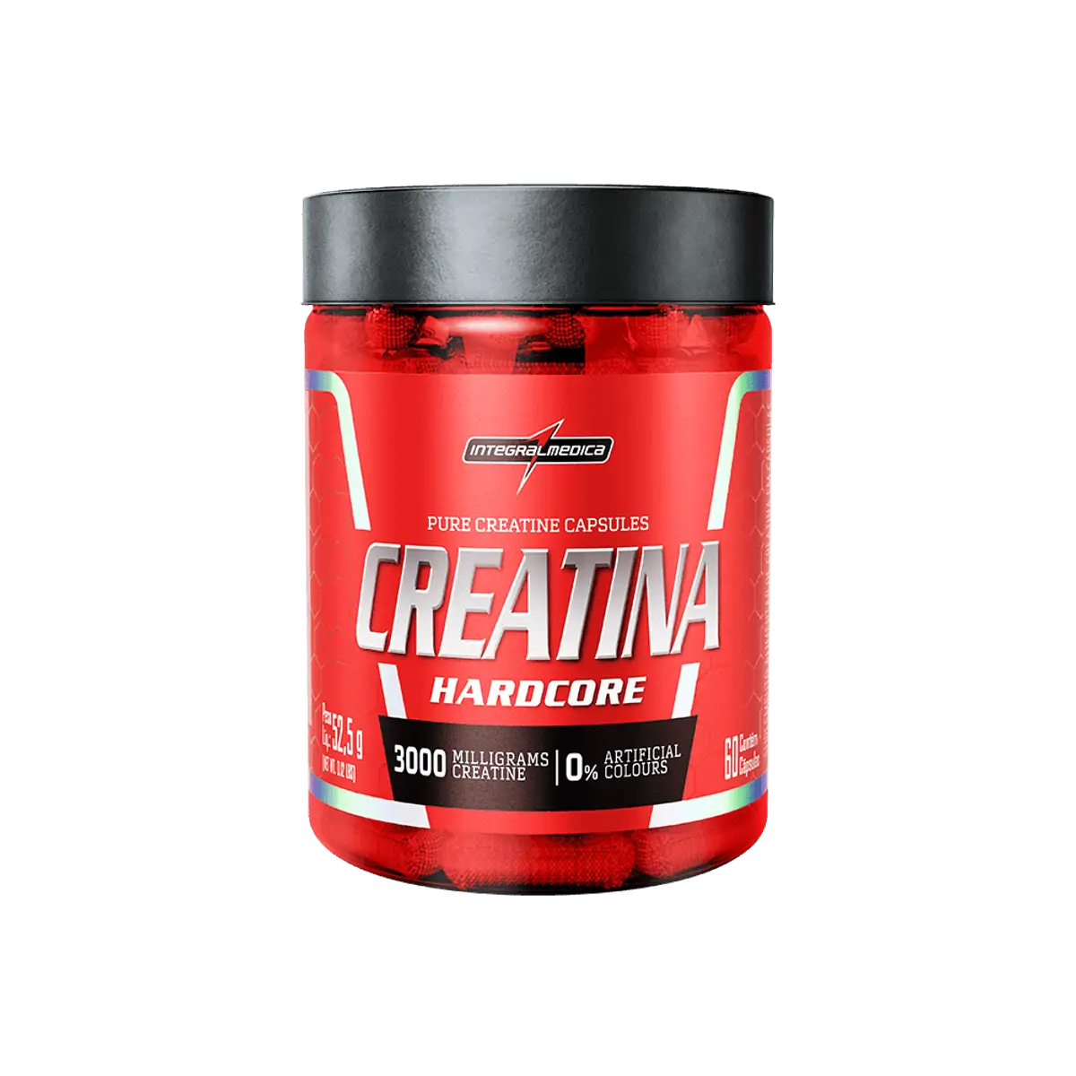 Creatina 100% Pura 60 Cápsulas