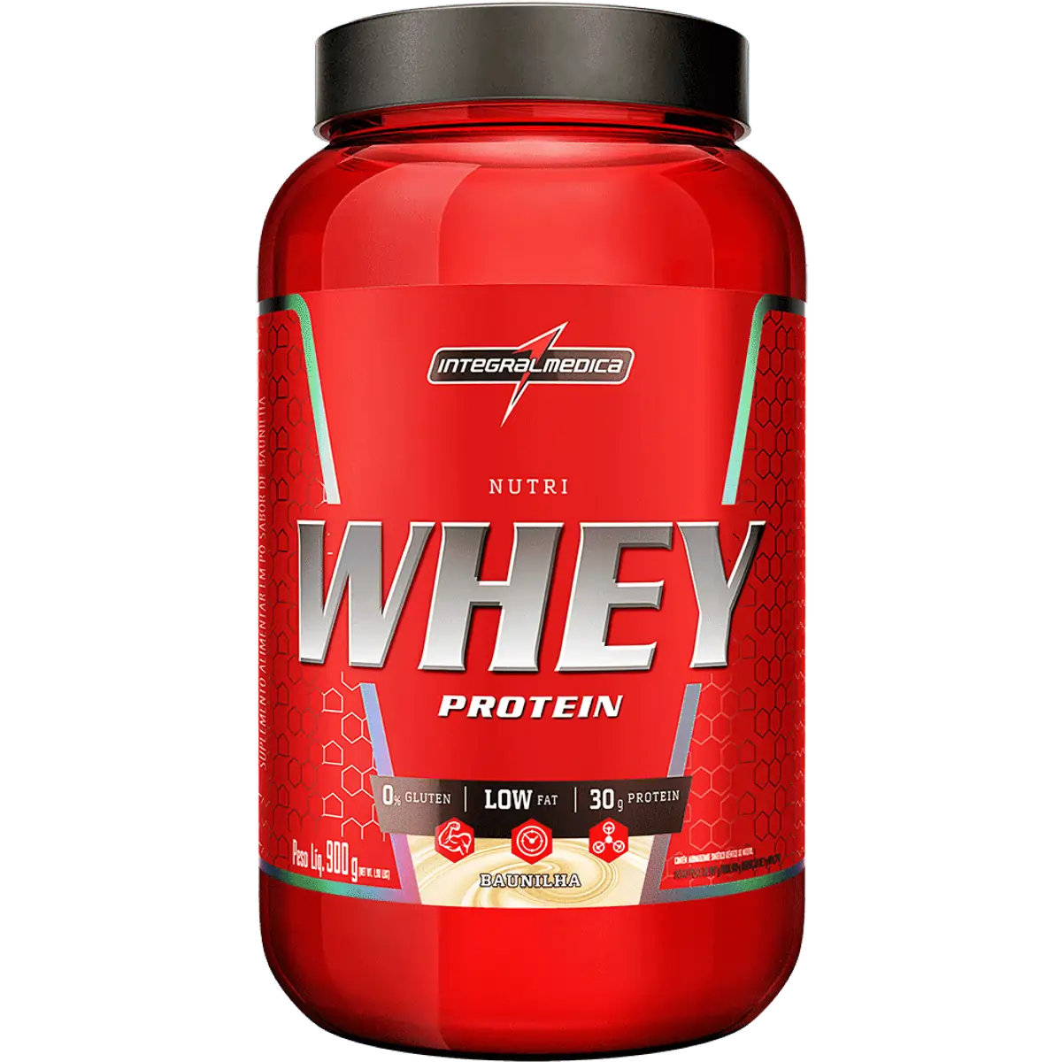 Nutri Whey Protein Baunilha Pote 900 g Integralmédica