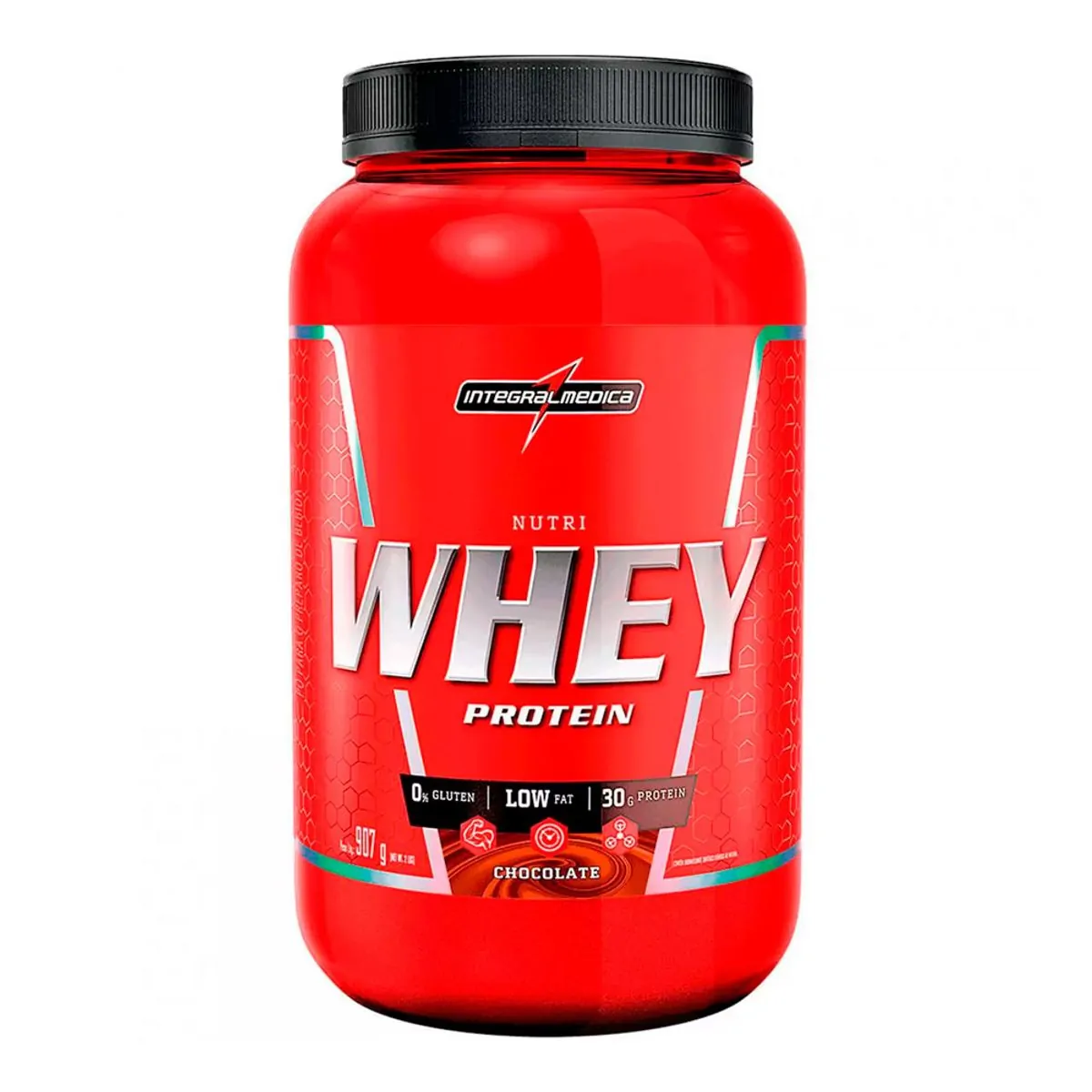 Nutri Whey Protein Integral Médica Chocolate 907g