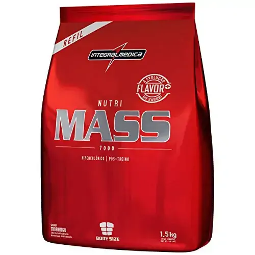 Esportivo Integralmédica Nutri Mass 7000 Pacote Pó 1500 Gramas