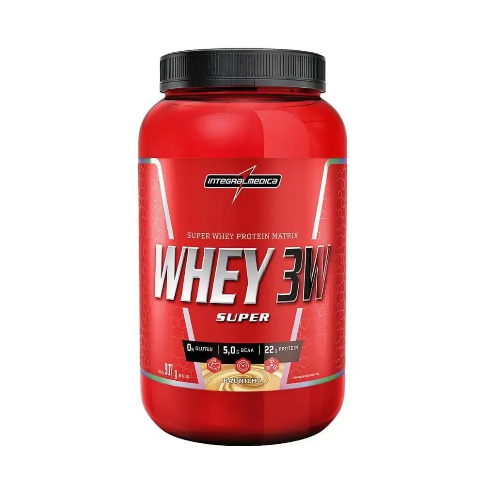Superwhey 3W 907g Integralmedica - Baunilha - 907g