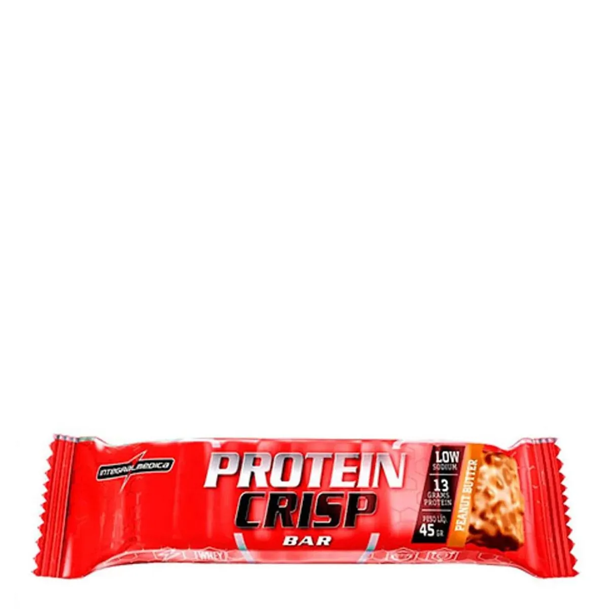 Barra de Proteína Protein Crisp Peanut Butter Integralmedica 45g