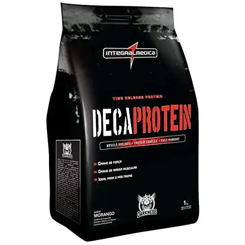Deca Protein 1kg Refil Integralmedica Morango