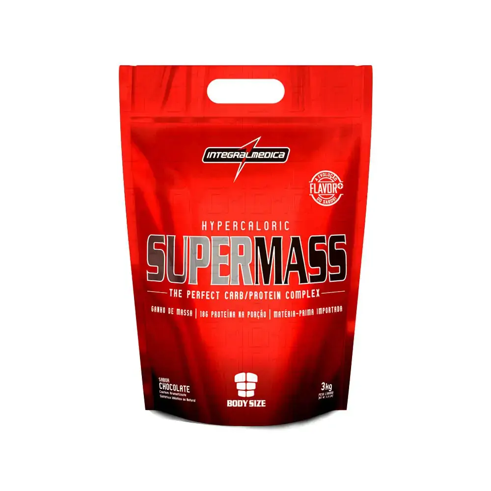Supermass 3 Kg Sabor Morango Integralmédica