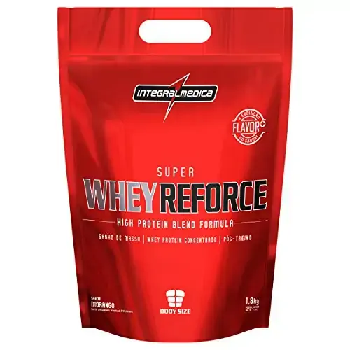 Whey Reforce Morango 1,8kg Integralmedica