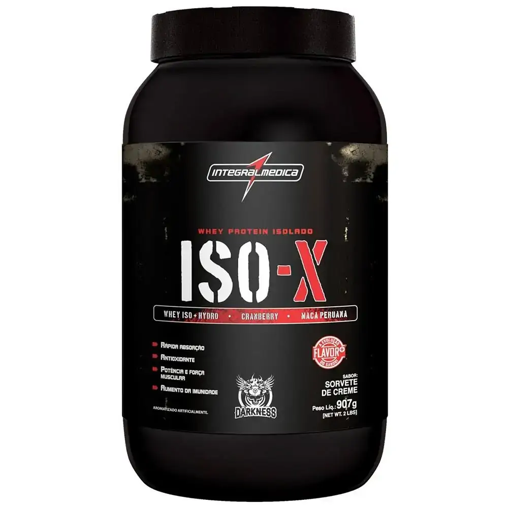 Iso X Whey Protein Sorvete De Creme 907g Integralmédica