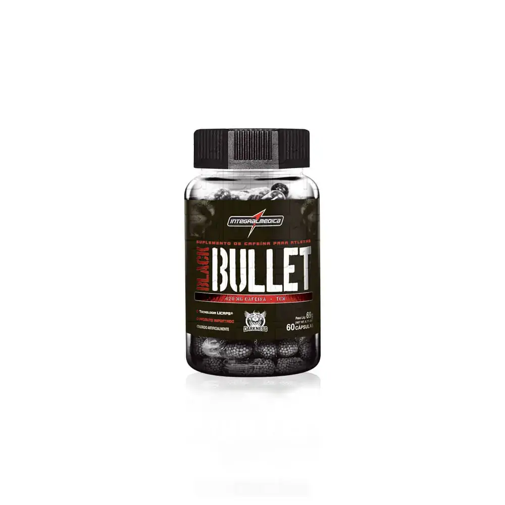 Black Bullet 60 Caps Darkness Integralmédica Saldão