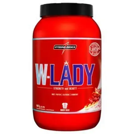 W Lady Blend Proteico Para Mulheres Sabor Torta De Morango 907g Integralmédica