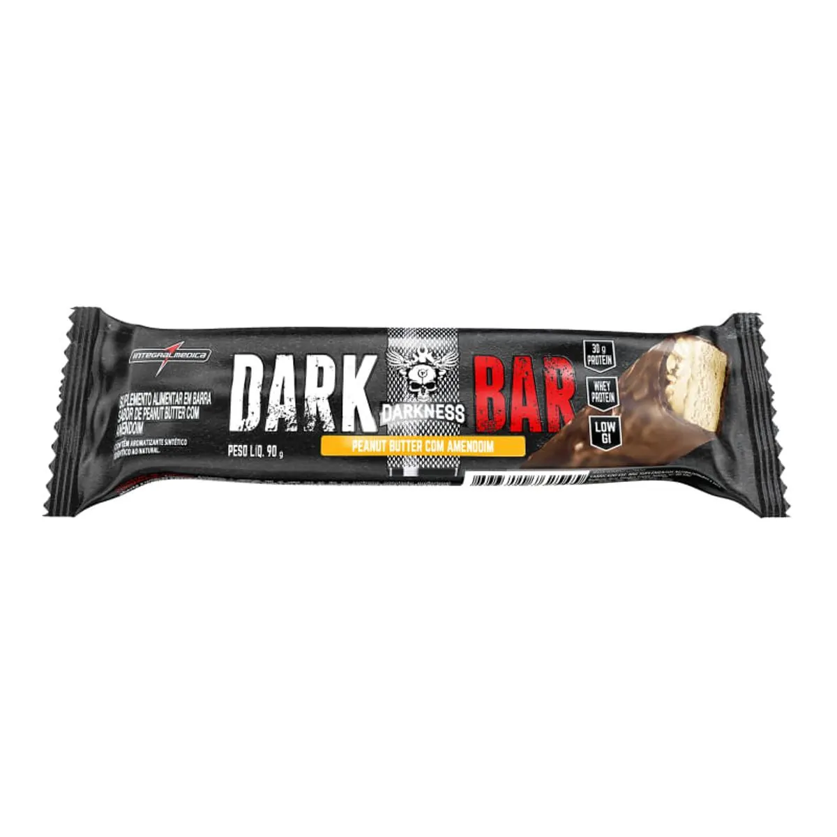 Dark Bar (90g) - Integralmédica Pasta de Amendoim