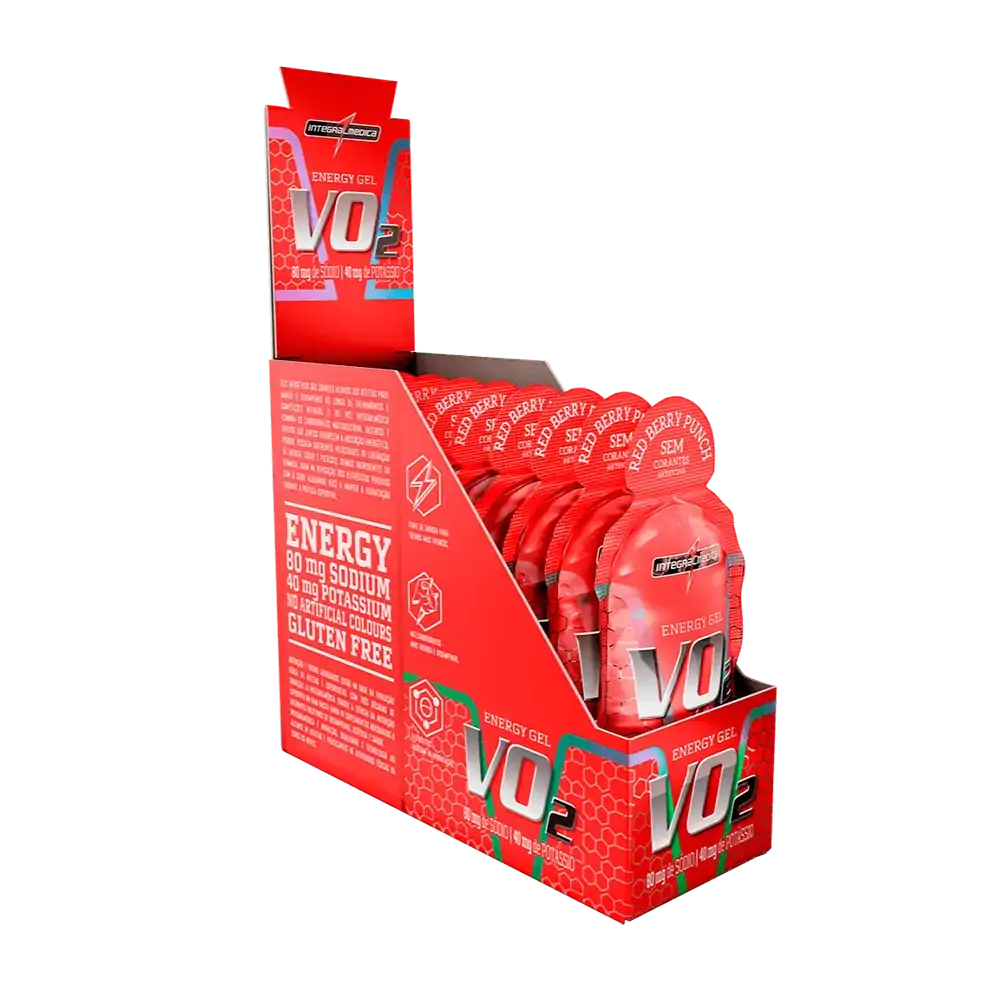 Vo2 Energy Gel 10 und Integralmedica - Frutas Vermelhas