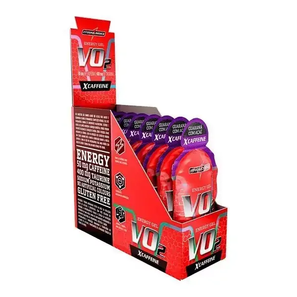 VO2 Energy Gel Caffeine (Unidade 30g) - Integralmedica Guanará com açaí