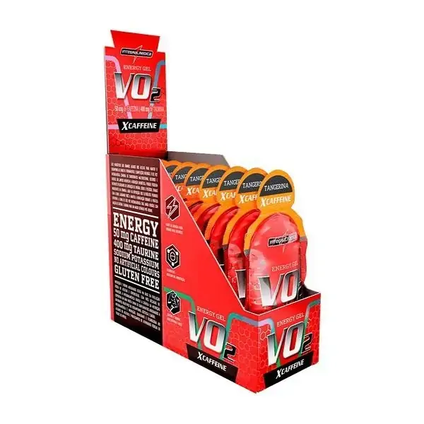 VO2 Energy Gel Caffeine (Unidade 30g) - Integralmedica Tangerina