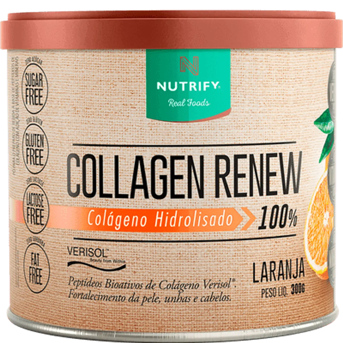 Collagen Renew Hidrolisado Nutrify - 300g - Colágeno Verisol