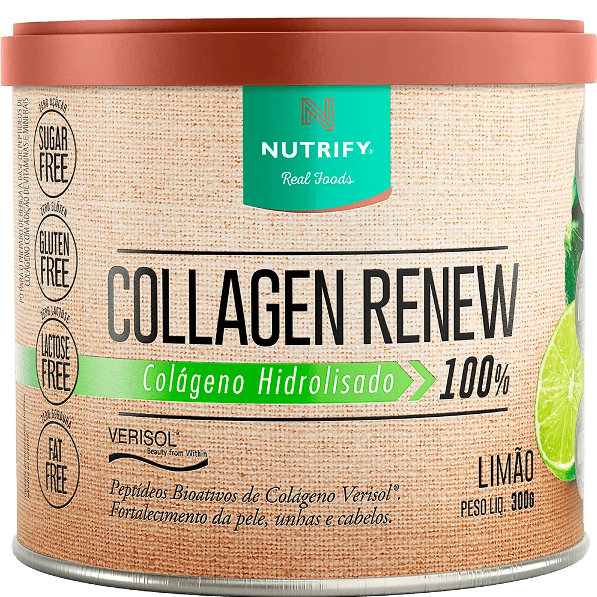 Collagen Renew Hidrolisado Nutrify - 300g - Colágeno Verisol