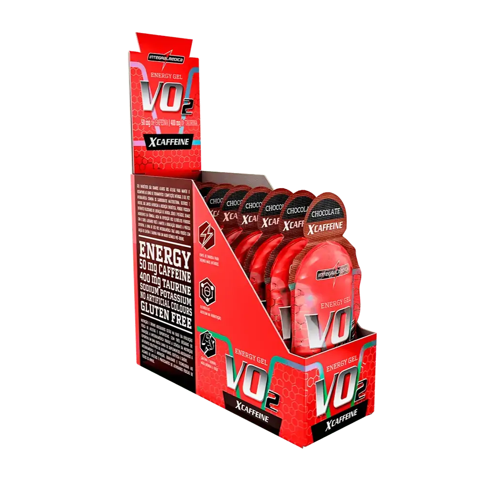 Vo2 Gel X-Caffeine Chocolate - 10un