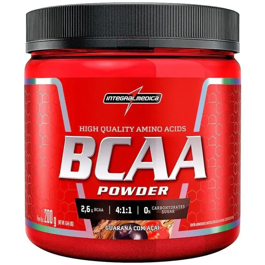 BCAA Zero 200gr - Integralmédica Sabor:Frutas Vermelhas
