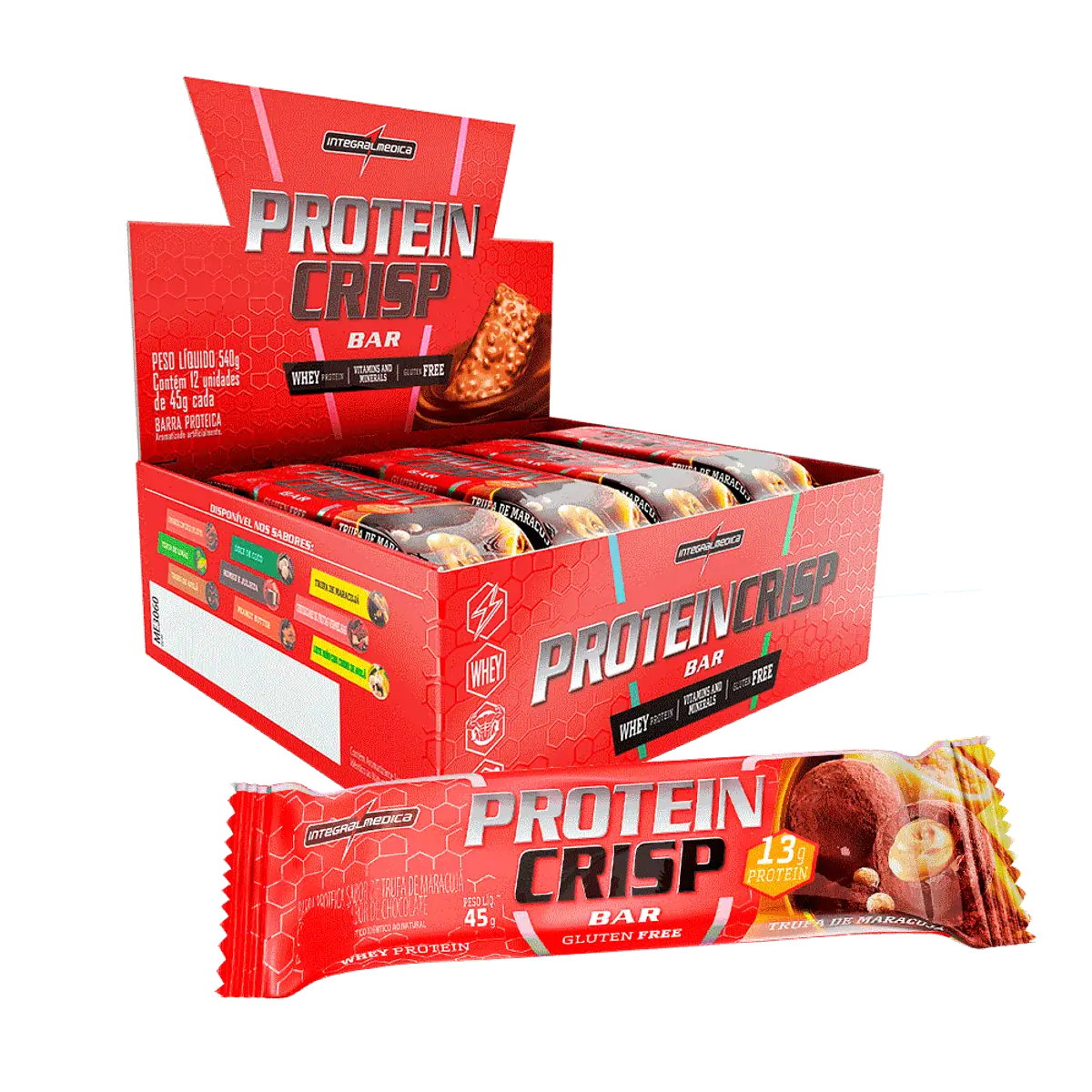 Protein Crisp Bar (cx c/12) - Integralmédica