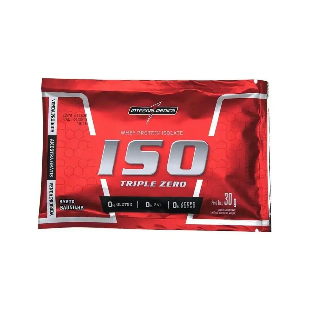 Amostra Iso Triple Zero Sabor Baunilha 30g
