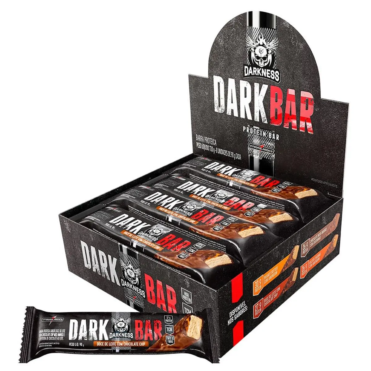 Dark Bar Doce de Leite com Chocolate Display 8 Unidades
