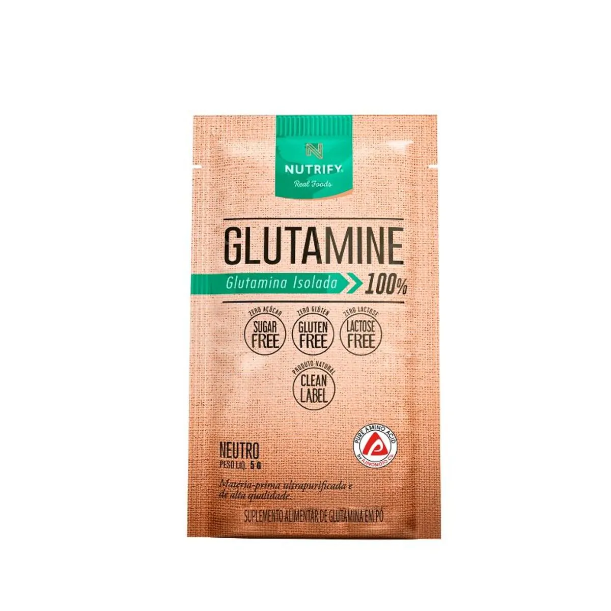 Amostra Nt Glutamine 5g Nutrify
