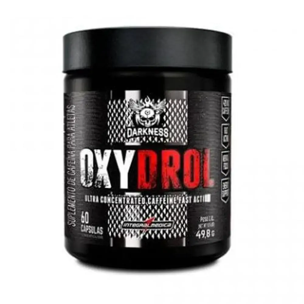 Oxydrol Darkness - Integralmédica (60 Cápsulas) - OXYDROL Darkness - IntegralMédica (60 cápsulas)