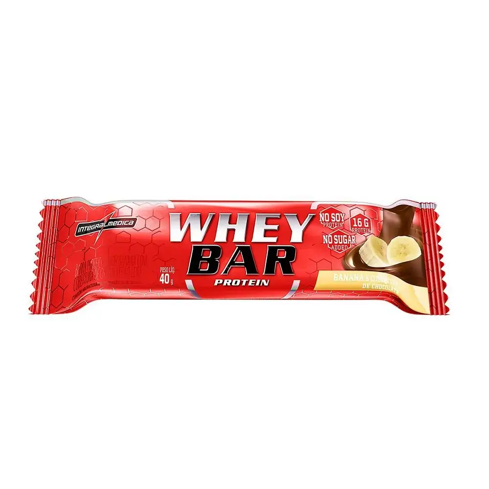 Bar Int. Medica Whey Bar Banana C/cob Choc 40g