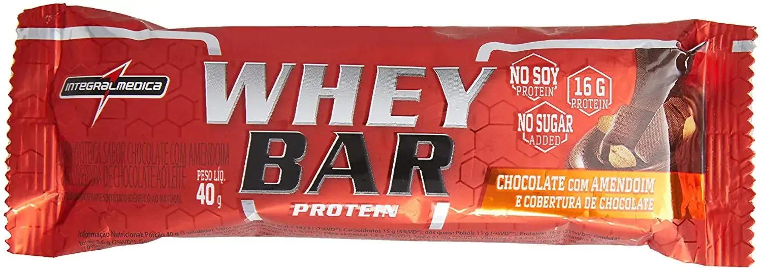 Bar Int. Medica Whey Bar Choc/amendoim 40g
