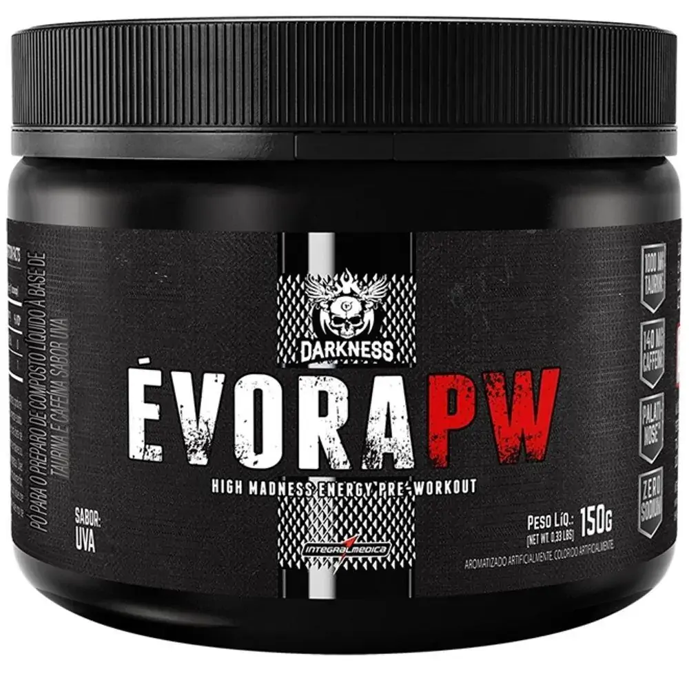 Évora Pw Darkness - Sabor Uva- Integralmédica (150 G) - Évora PW Darkness - Sabor UVA- Integralmédic