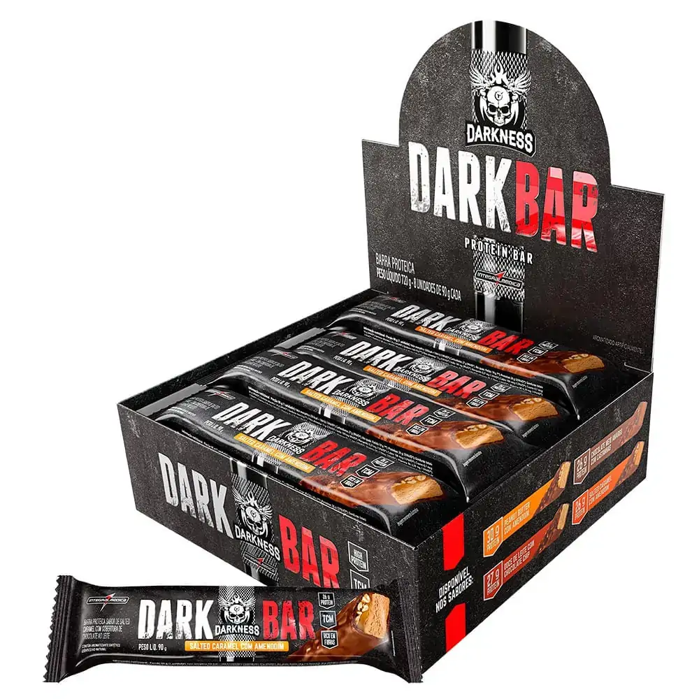 Dark Bar Salted Caramel Display 8 Unidades