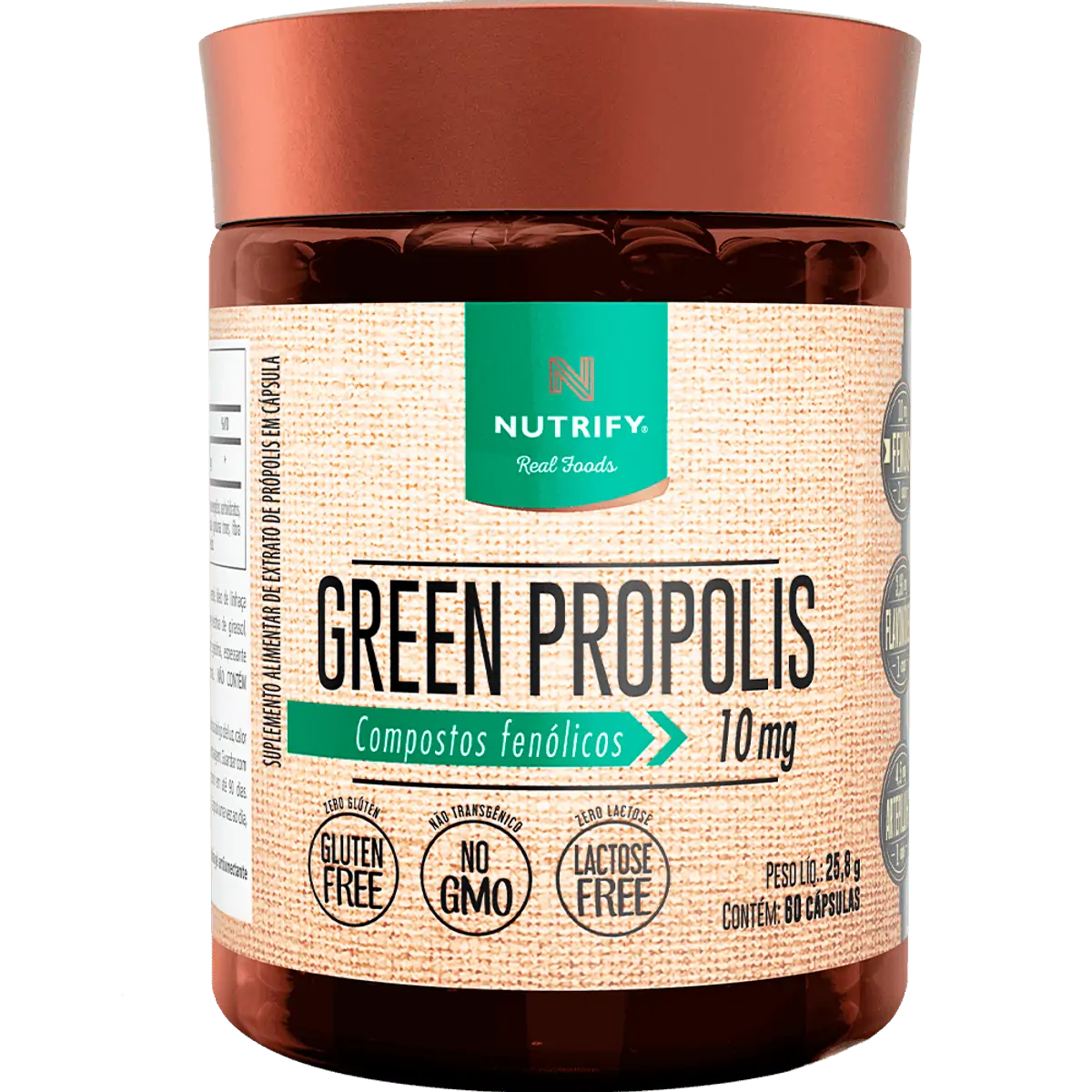 Green Propolis 60 caps Nutrify - Neutro