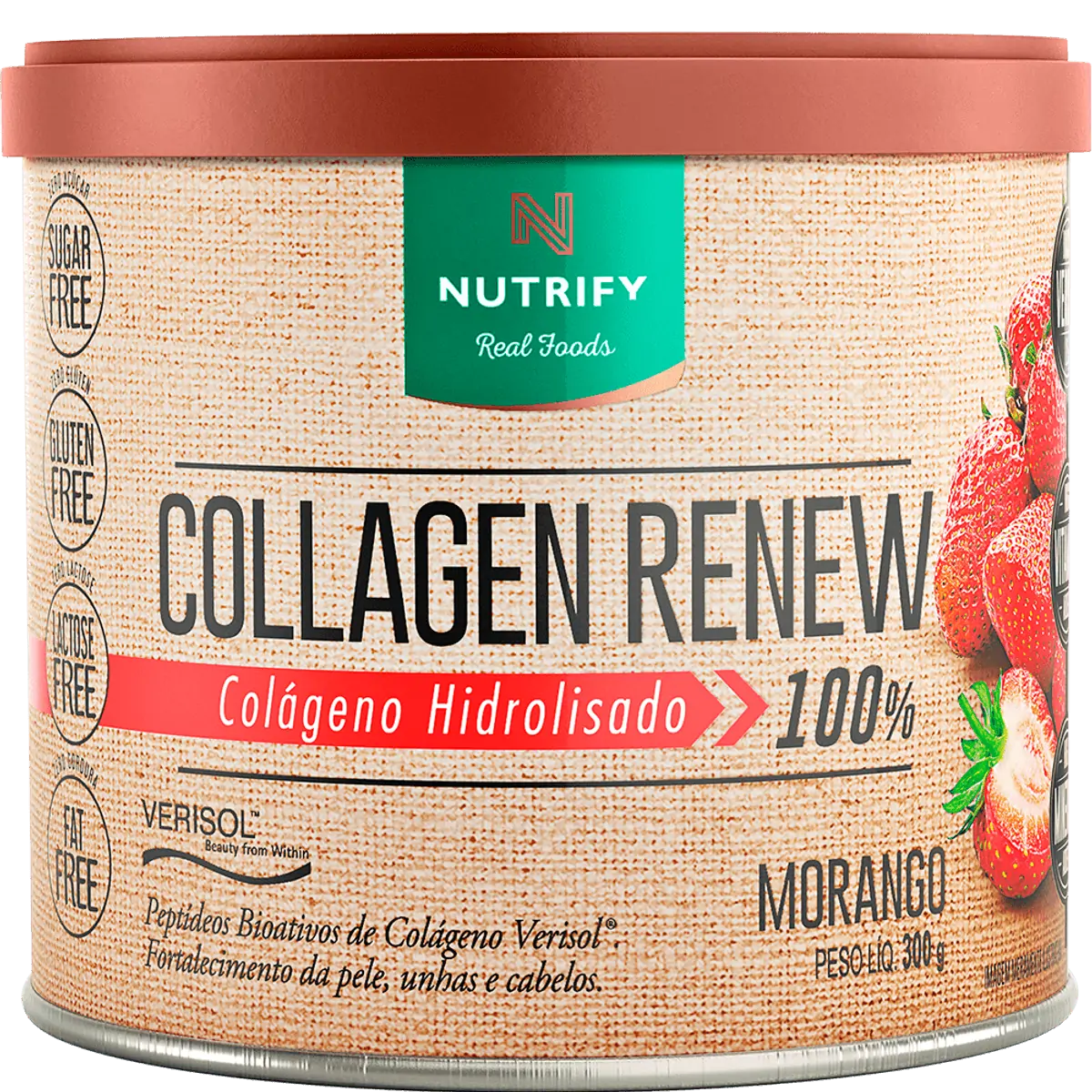 Collagen Renew Hidrolisado Nutrify - 300g - Colágeno Verisol