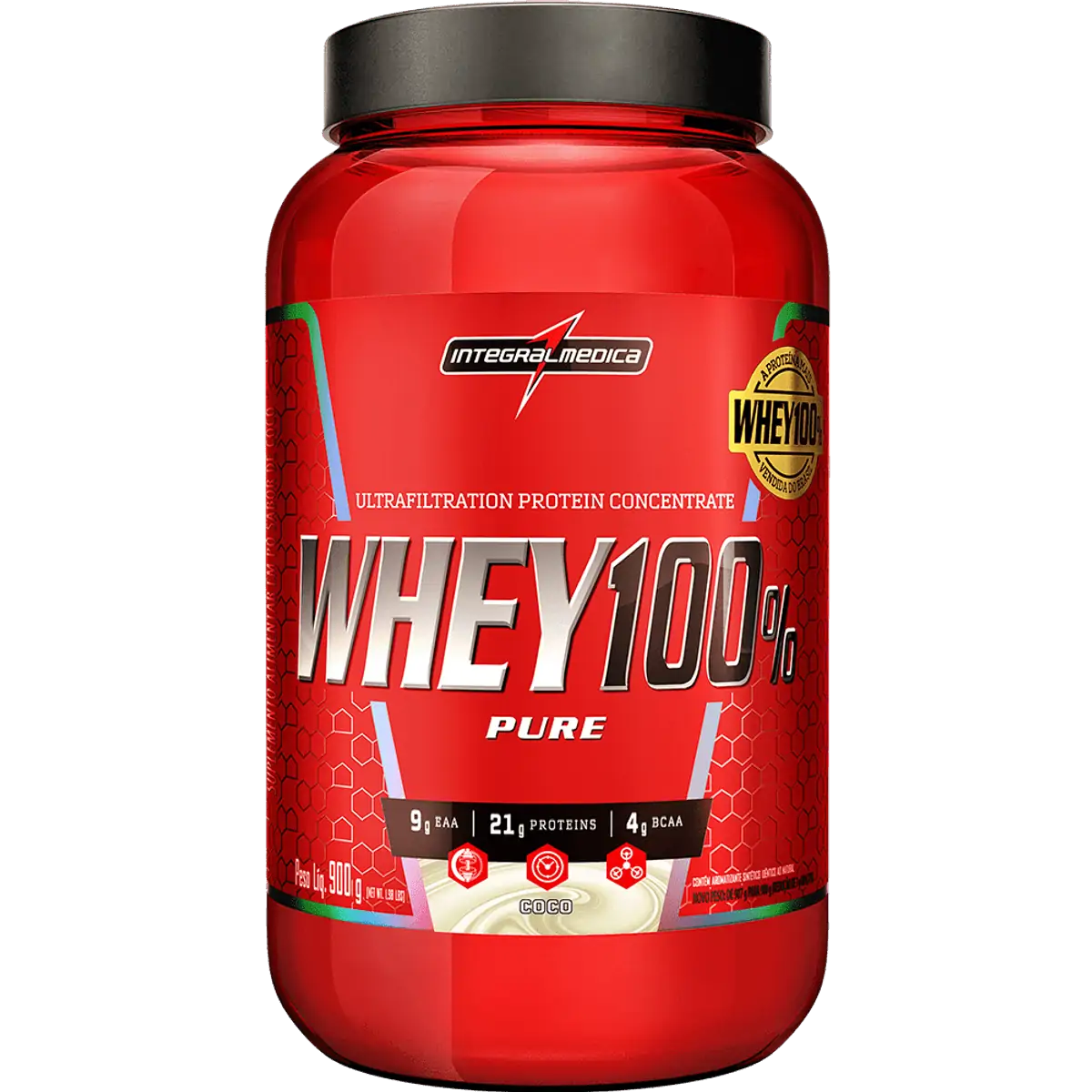 Whey Protein 100% Pure 907G - Integralmedica
