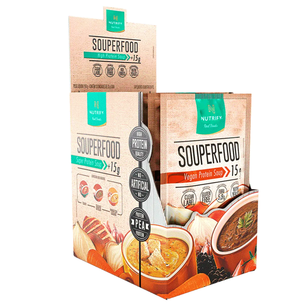 Nt Souperfood Caldinho De Feijao 10 Unidades