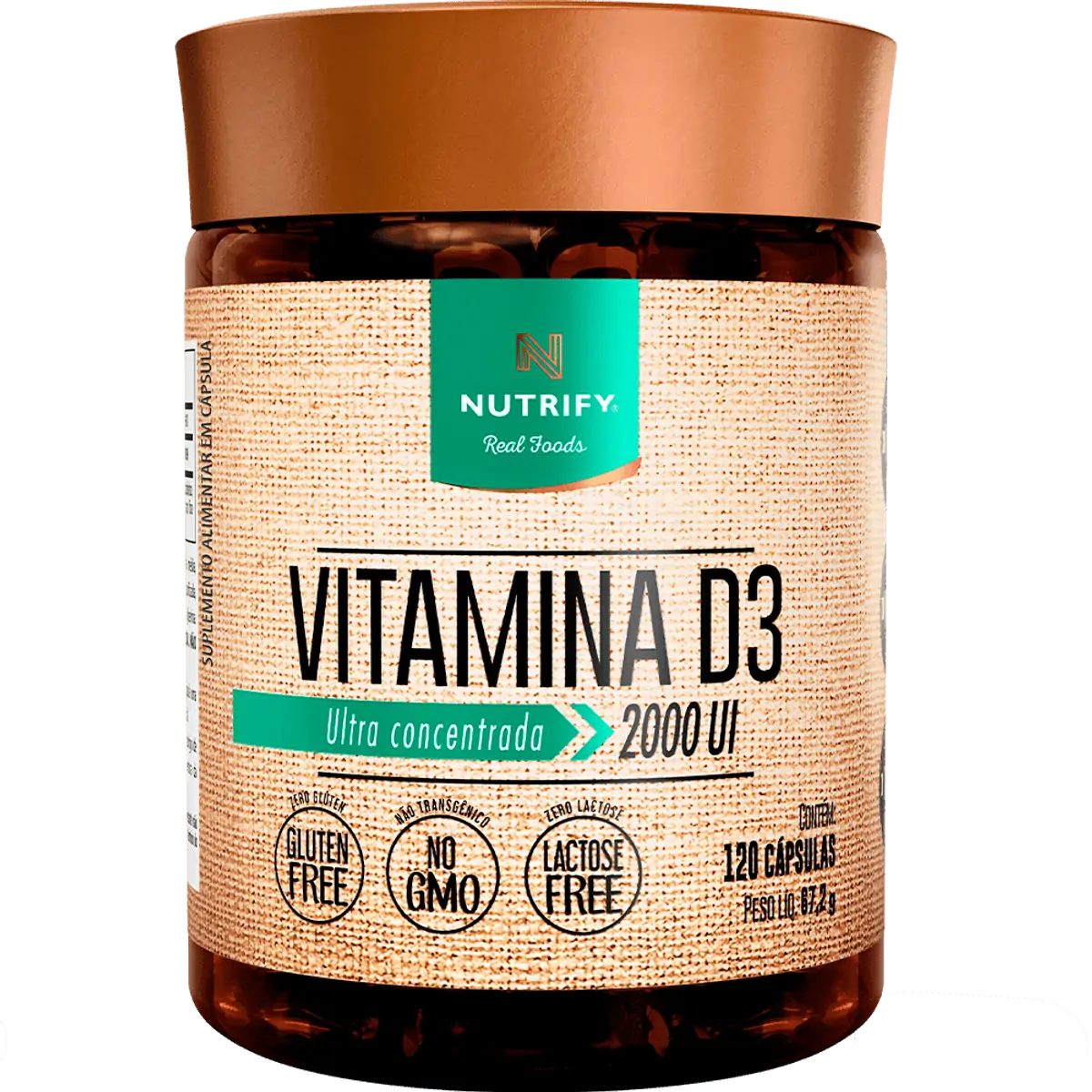 Vitamina D3 Nutrify 120 Cps