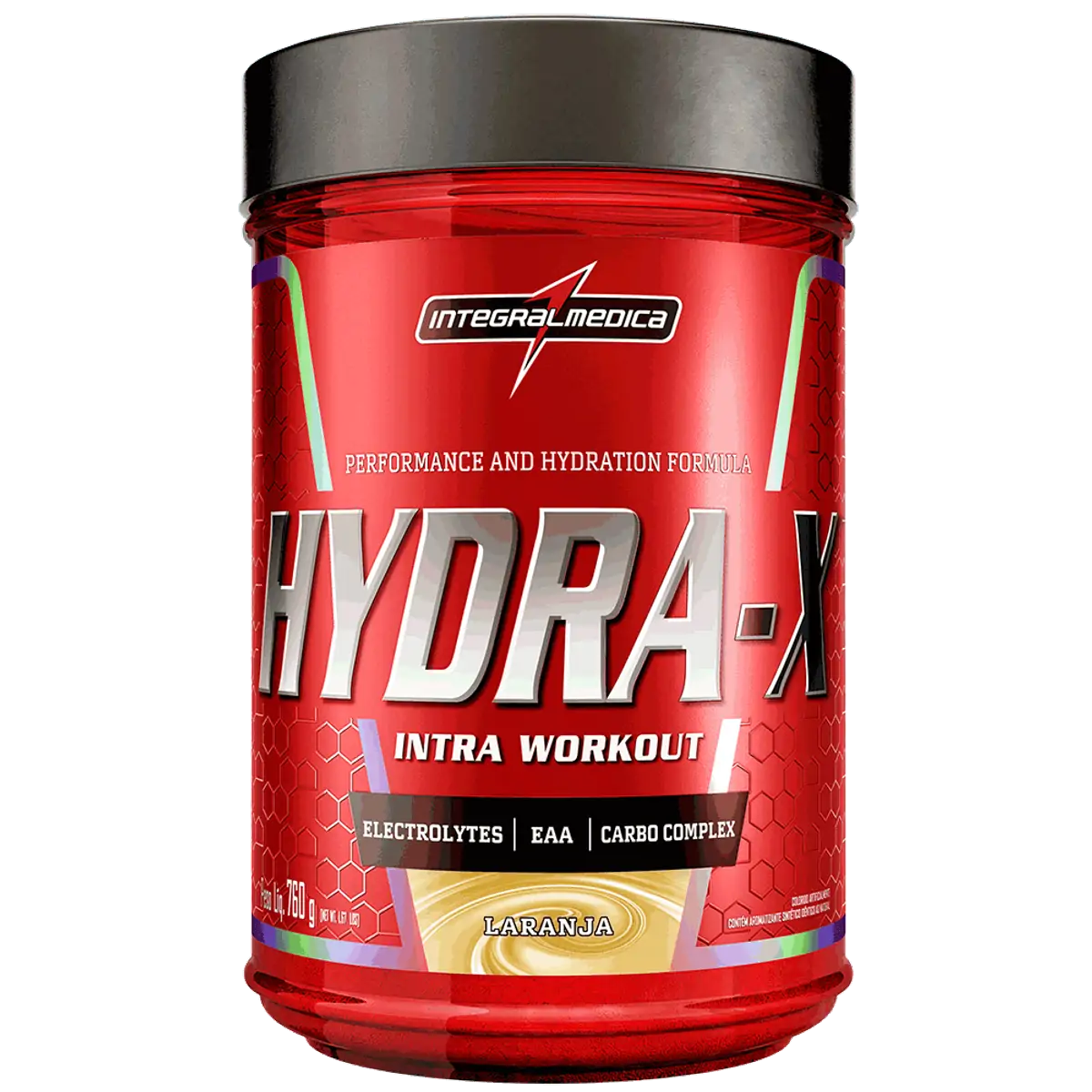 Hydra X Laranja 760 g Integralmédica