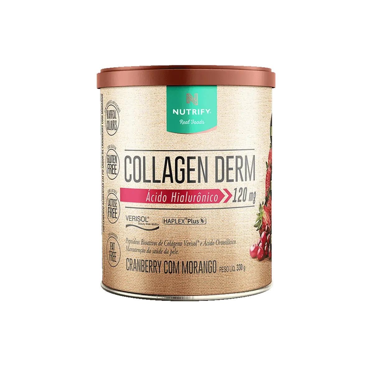 Collagen Derm Cranberry Com Limao Nutrifly 330g