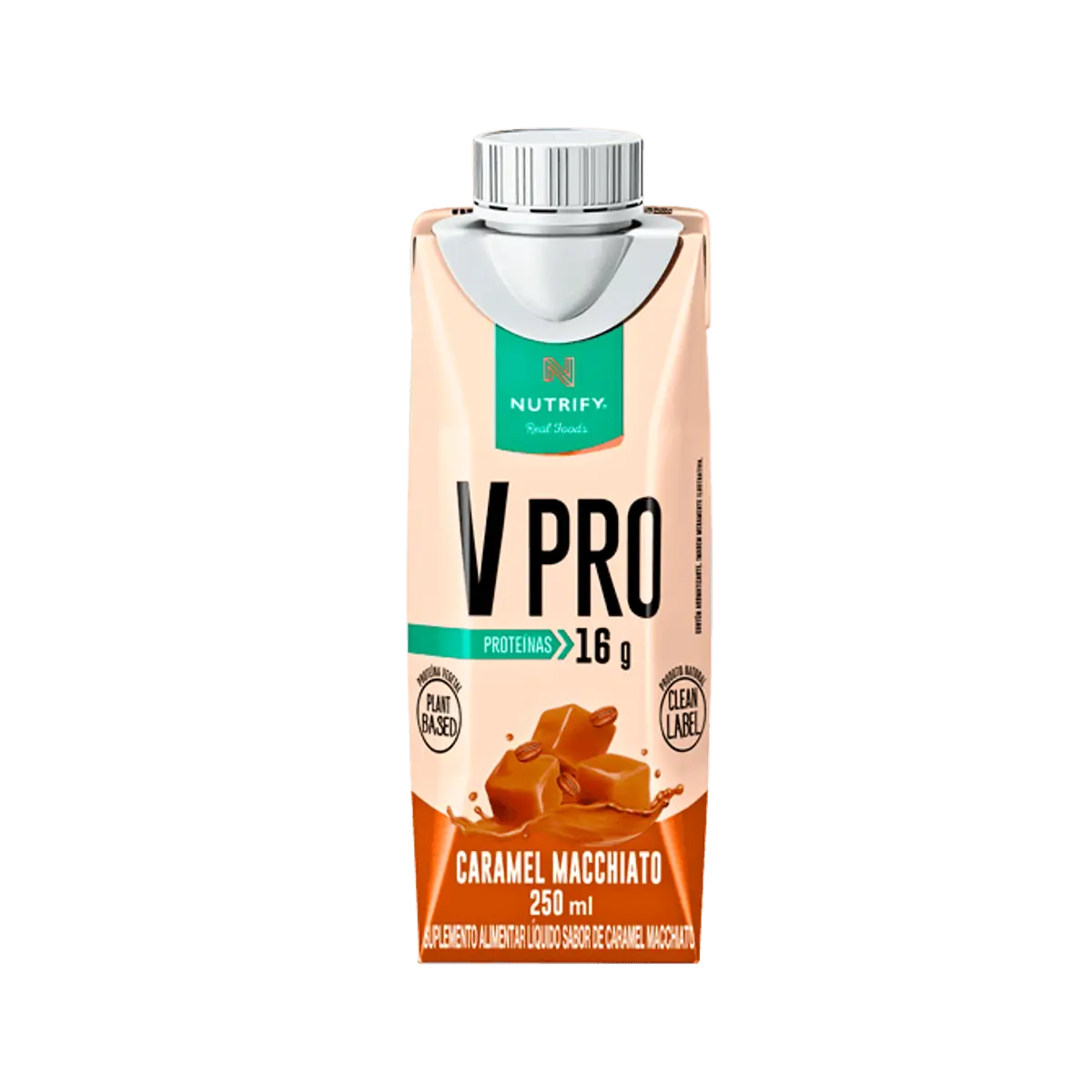 V Pro Whey líquido Caramel Macchiato 250ml Nutrify