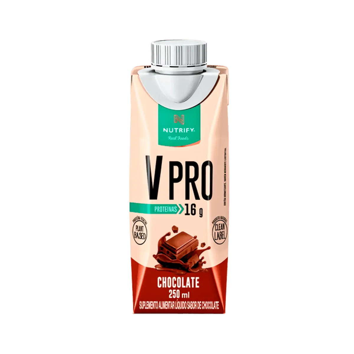 V Pro Whey líquido Chocolate 250ml Nutrify